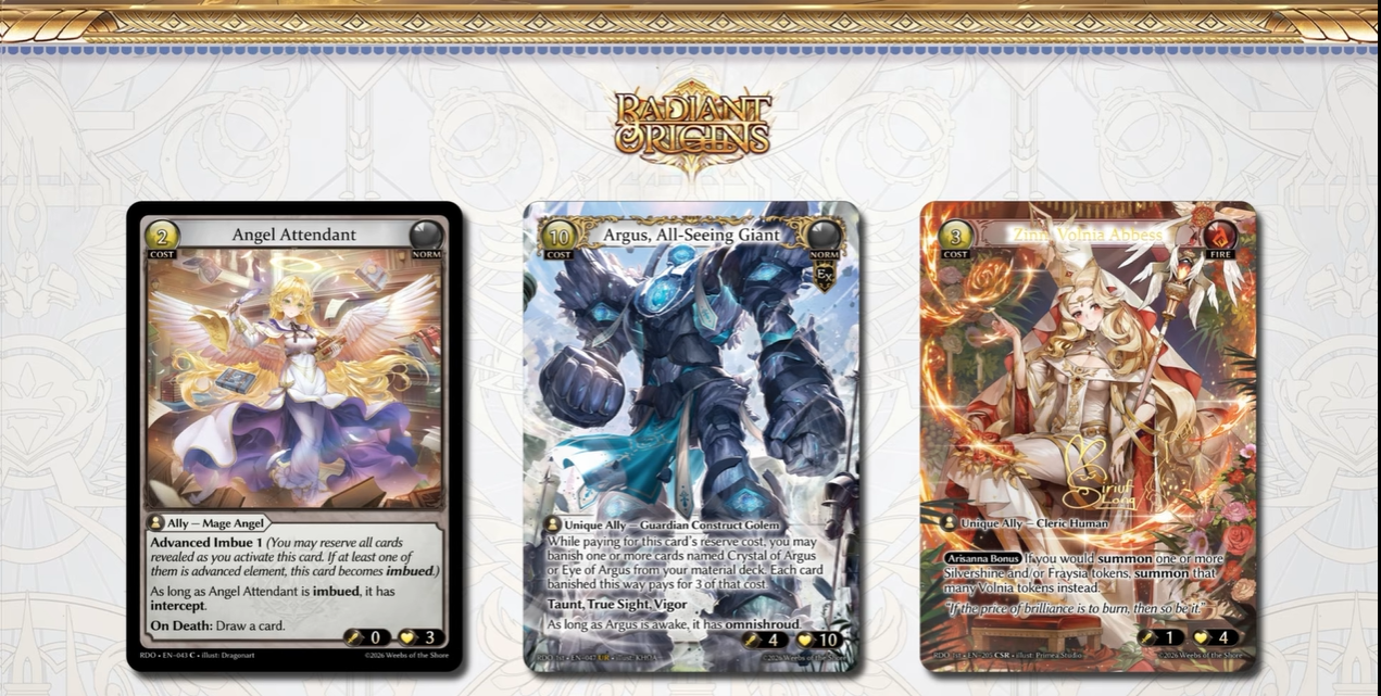 Grand Archive Radiant Origins (RDO) First Edition Booster Box | JWW Sports Cards & Gaming Grand Archive Radiant Origins (RDO) First Edition Booster Box | JWW Sports Cards & Gaming