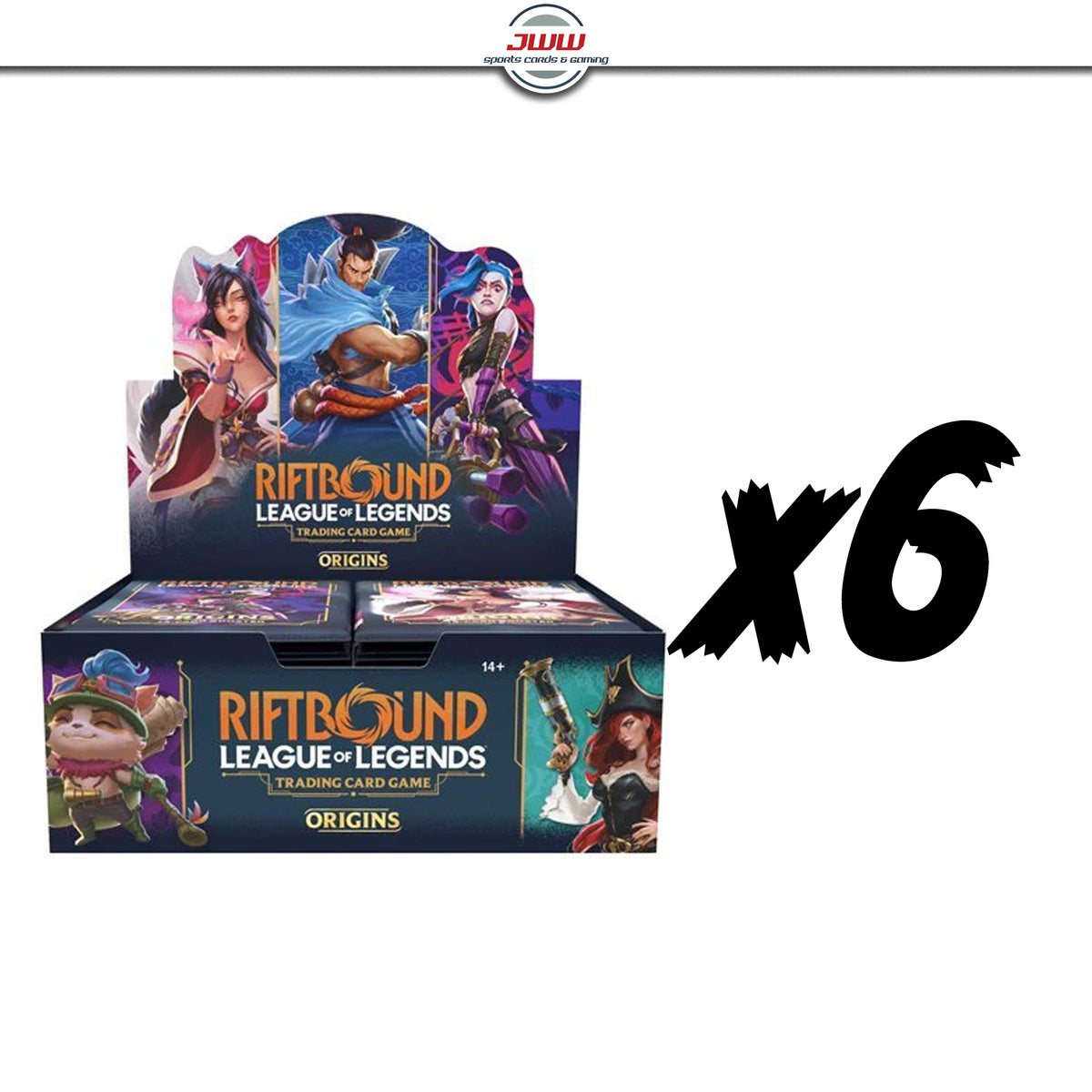 Riftbound: League of Legends TCG Origins Booster Case (6 Boxes) (PREORDER)