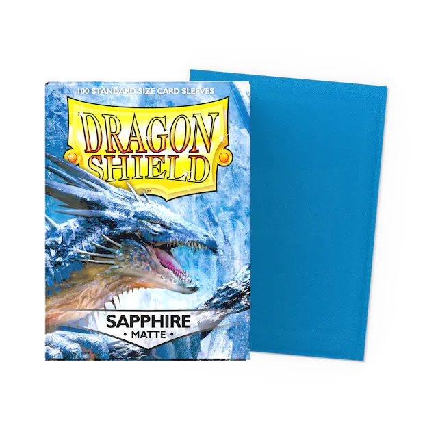 Sapphire Matte Dragon Shield Card Sleeves