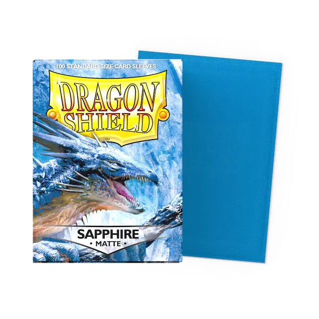 Dragon Shield Matte Card Sleeves - Sapphire (Standard, 100ct)