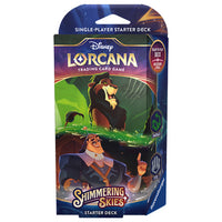 Disney Lorcana Shimmering Skies - A Roaring Guest List (Emerald & Steel) Starter Deck