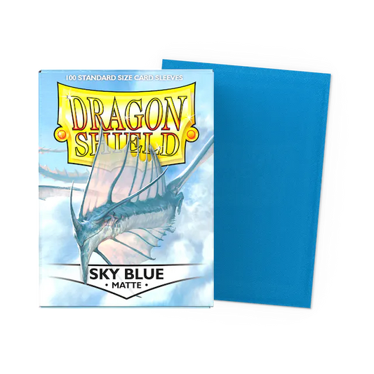Sky Blue Matte Dragon Shield Card Sleeves