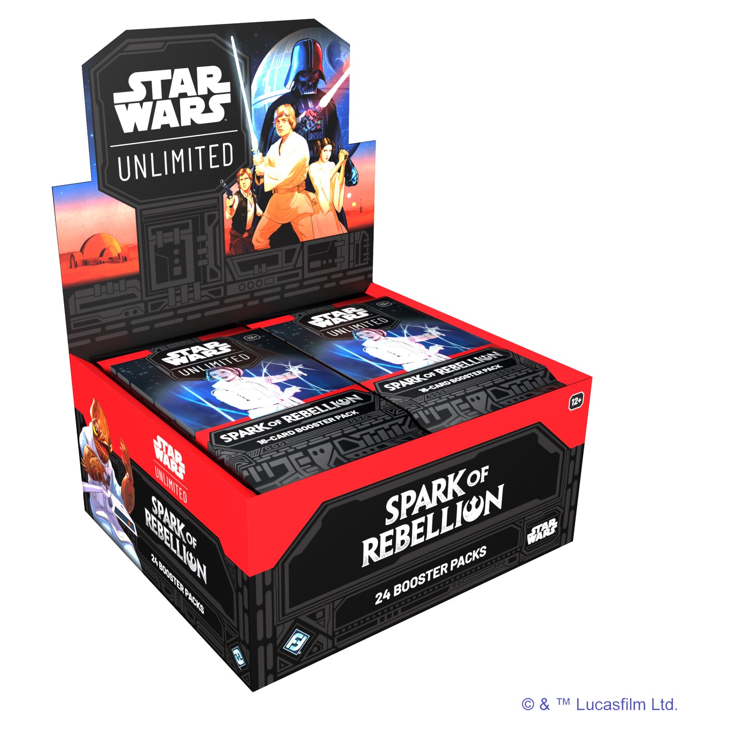 Star Wars Unlimited - Spark of Rebellion Booster Case (6 Boxes) (Preorder)