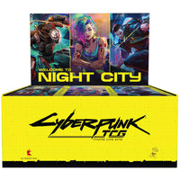 Load image into Gallery viewer, Cyberpunk TCG Welcome to Night City 24ct Booster Box (PREORDER)

