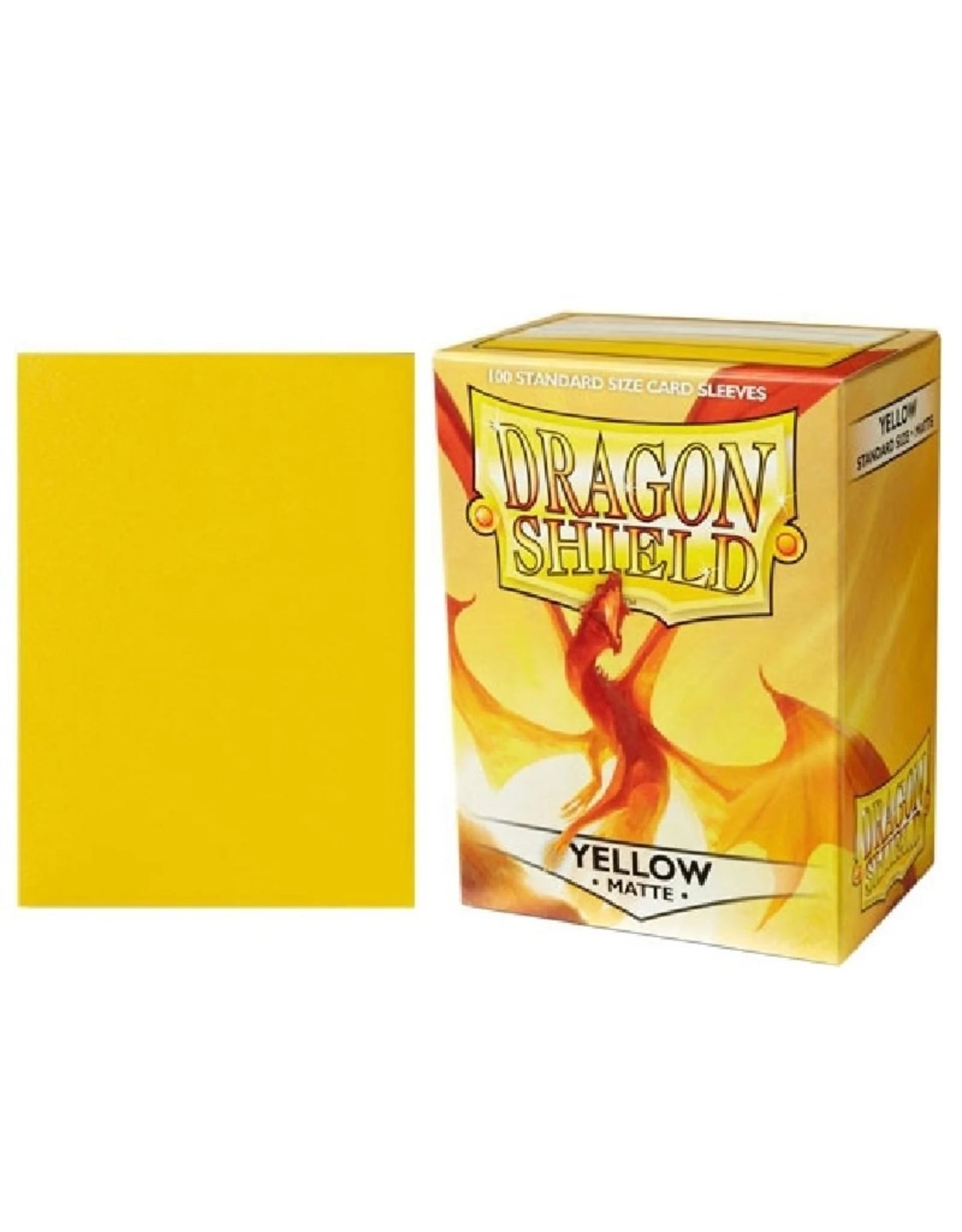 Yellow Matte Dragon Shield Card Sleeves